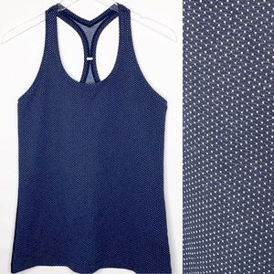 Lululemon Cool Racerback Onyx Blue Yoga Tank